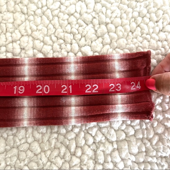 Altar’d State Rayon Stripe Stretch Turtle Neck Long Sleeve Rib Mini Dress Size S - Picture 13 of 14